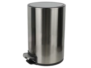 Thùng rác inox đạp chân cao cấp 12 lit Vietbin VB044-12L Chống vân tay