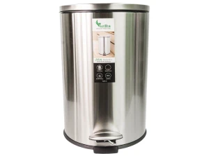 Thùng rác inox đạp chân cao cấp 20 lít Vietbin VB-087- 20L - chống vân tay