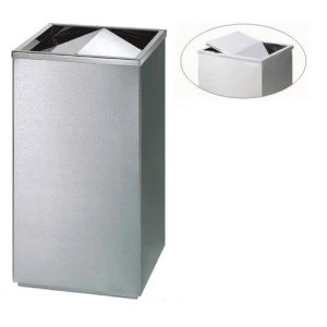 Thùng rác inox nắp lật A34-F