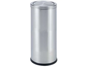 Thùng rác inox tròn nắp bập bênh VietBin A35-O (VB A35-O)