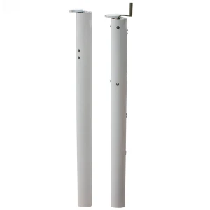 Trụ tennis chôn nòng ống nhôm oval tăng đơ trong S25241