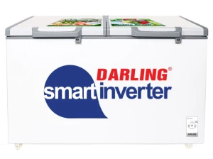Tủ đông mát 2 dàn lạnh Darling DMF-3699WSI-4 (370 lít, inverter, điều chỉnh nhiệt độ 2 ngăn)