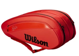 Túi tennis Wilson FEDERER DNA 12 PACK INFRARED WRZ830812