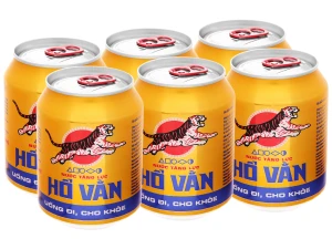 Vỉ 6 lon nước tăng lực Hổ Vằn (6 x 245ml)