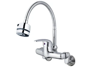 Vòi bếp nóng lạnh gắn tường Caesar K526C