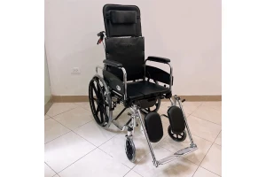 Xe lăn Lucass X37BJ có bô vệ sinh ngả nằm bánh đúc