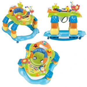 Xe tập đi có đồ chơi 3 trong 1 Brevi Giocagiro BRE551