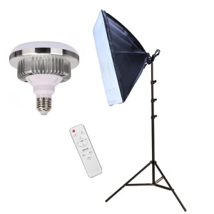 Bộ đèn softbox LED 85W, chuyển màu trắng / vàng - Có remote - 37683433 Yêu thích