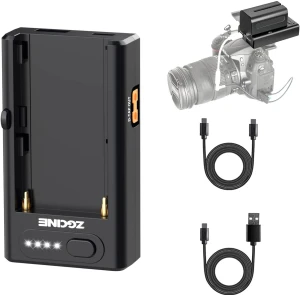 Bộ sạc ZGCINE F970 charger Adapter - cổng out USB-C, D-Tab for Dummy battery USB-C - 37391150 Yêu thích