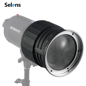 Đầu đèn Selens snoot hiệu ứng fresnel - chuẩn bowens mount - 37608424 Yêu thích