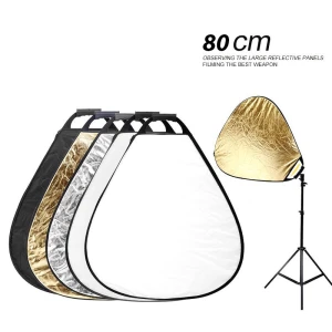 Hắt sáng cánh quạt tam giác 5in1 80cm - tay cầm ABS - có thể gắn lên chân đèn ốc 1/4 - 24516316 Yêu thích