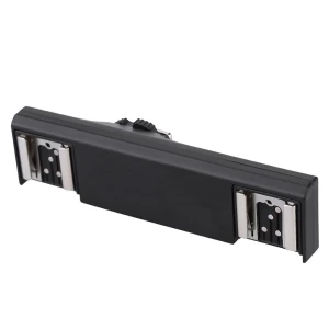 TTL 2 flash hotshoe bracket for Canon / Nikon - 10323653 Yêu thích