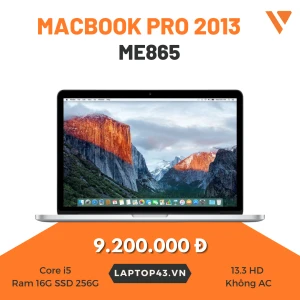 Macbook Pro 13.3 ME865 2013 Core i5 Ram 16G SSD 256G Like New