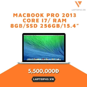 Macbook Pro 2013 Core i7 Ram 8G SSD 256G 15.4 Rentina Full AC
