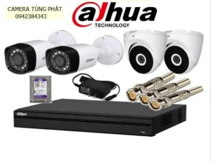 TRỌN BỘ 4 CAMERA DAHUA 2.0 MP