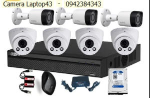 TRỌN BỘ 8 CAMERA DAHUA 2.0 MP