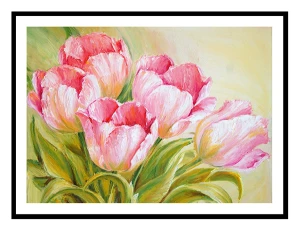 19 bức tranh hoa tulip nghệ thuật độc đáo tuyệt đẹp