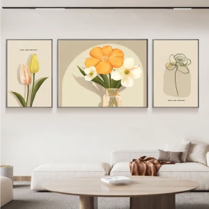 Tranh tráng gương hoa Tulip TG0316