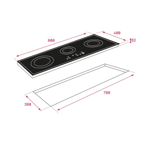 Bếp điện từ Teka TRC 83631 TCS 112530000