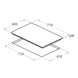 Bếp hồng ngoại đôi Cata TCD 772 08079001