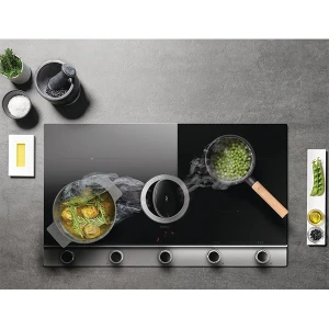 Bếp từ kết hợp hút mùi Elica NIKOLATESLA UNPLUGGED BL/F/90 PRF0184019