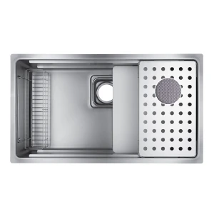 Chậu rửa bát 1 hố xả SHIGERU LE JSM - K 3F FS