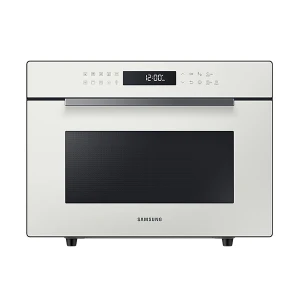 Lò vi sóng kết hợp nướng Samsung Bespoke MC35R8088LE/SV - Mặt kính trắng
