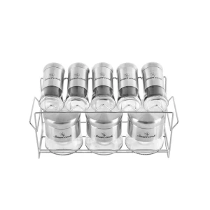 Bộ hộp đựng gia vị thủy tinh 9 món Smartcook SM-8401OL