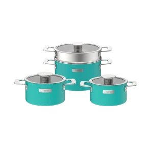 Bộ nồi Inox liền khối Elmich Hera EL-8132 size 16,20,22, xửng hấp 22cm