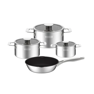 Bộ nồi Inox liền khối Elmich Hera EL-8133IN size 16,20,22, chảo 26cm - Elmich