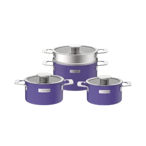 Bộ nồi Inox liền khối Elmich Hera EL-8192 size 16,20,22, xửng hấp 22cm