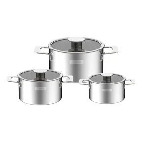 Bộ nồi Inox liền khối Elmich Hera EL8130IN size 16,20,22cm - Elmich