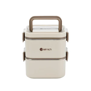 Hộp cơm 2 tầng inox 304 Elmich EL8381 dung tích 1.3L