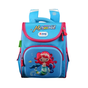 Balo Chống Gù Genius Box F2-Mermaid B-12-108 Xanh nhạt
