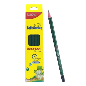 Bút chì đen 2B Soft Series SK-091 Hộp 12 cây