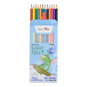 Bút chì màu Wood Free CP04 (12 màu/hộp)