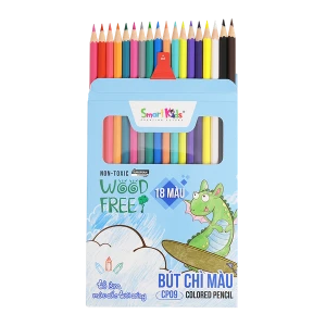 Bút chì màu Wood Free CP09 (18 màu/hộp)