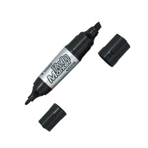 Bút lông dầu Twin Marker mực đen MFN-15FB-B-BG