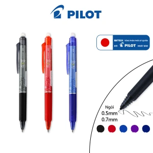 Bút xóa được Frixion ball Clicker mực xanh BLRT-FR7-L-ME