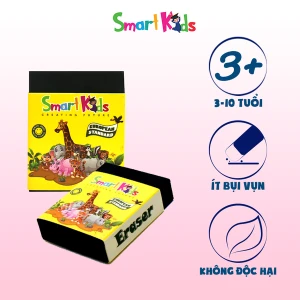 Gôm tẩy đen SmartKids ER-09BL(30 cục/hộp)