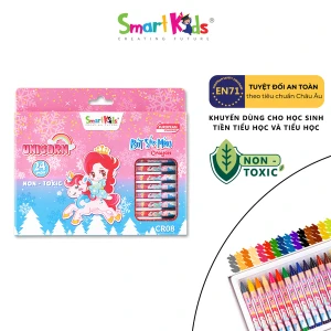 Sáp màu Unicorn 24 màu - CR08 ( 24 màu/ hộp)