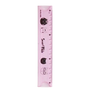 Thước dẻo 15 cm màu hồng SK-RL1006