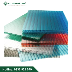 Tấm Polycarbonate rỗng ruột Nissan Đài Loan 5.5mm chất lượng
