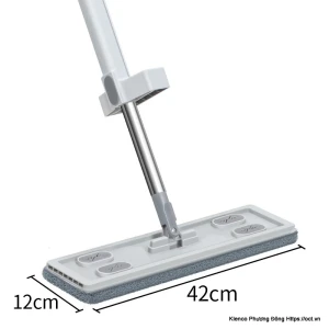 Cây Lau Nhà Tự Vắt Siêu Sạch Xoay 360 Độ Bàn Lau Lớn 42 Cm