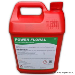 Nước lau sàn nhà diệt khuẩn khử hết mùi Bệnh viện Power Floral-5L
