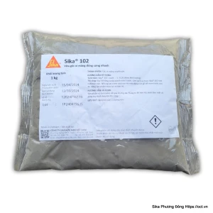 Sika 102-1Kg vữa gốc xi măng đông cứng nhanh cản nước
