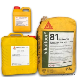 Sikafloor 81 Epocem-23Kg Vữa tự san bằng gốc xi măng epoxy