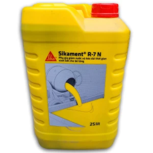 Sikament R7N-25L phụ gia hóa dẻo giảm nước bê tông