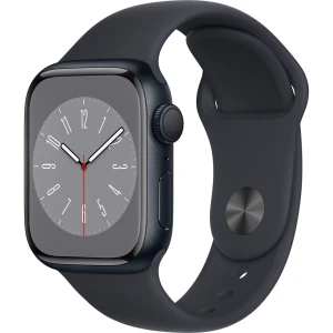 Apple Watch S8 GPS 41mm viền nhôm dây silicone Đen Xanh MNP53VN/A