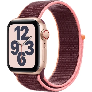 Apple Watch SE LTE 40mm Vỏ nhôm Dây vải Plum